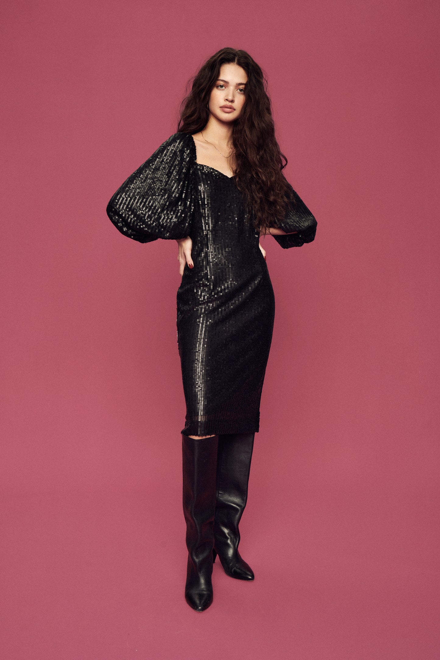 Soaked in Luxury Dalila Gausa Dress Dresses Black