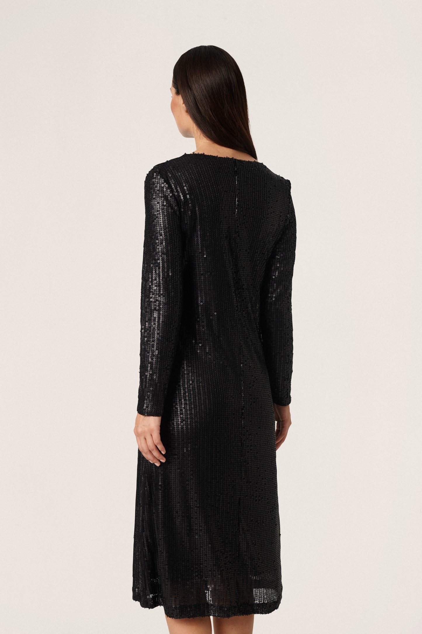 Soaked in Luxury Dalila Long Dress LS Dresses Black