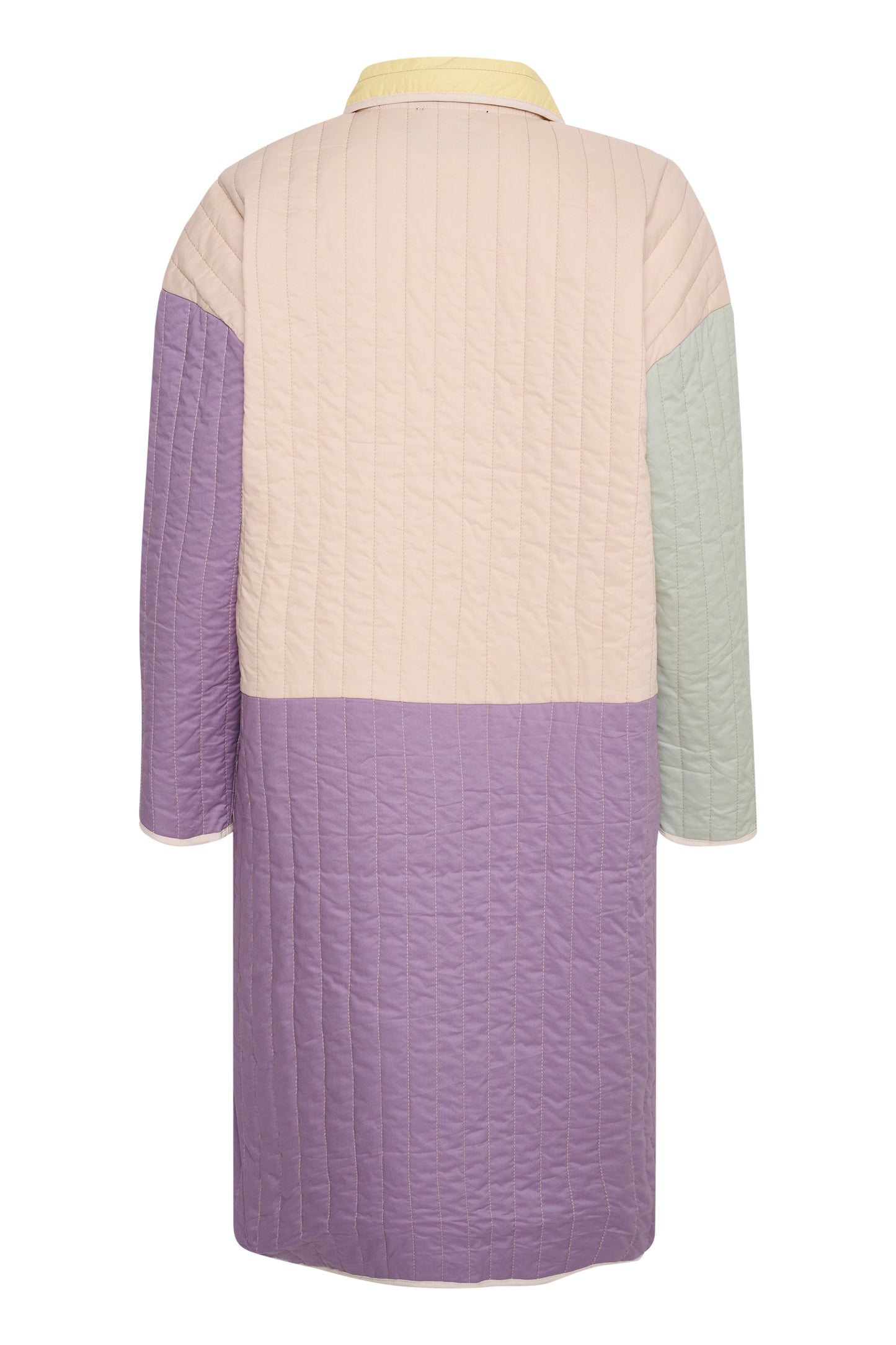 Soaked in Luxury Ewren Quilt Coat Jackets Lavender Gray