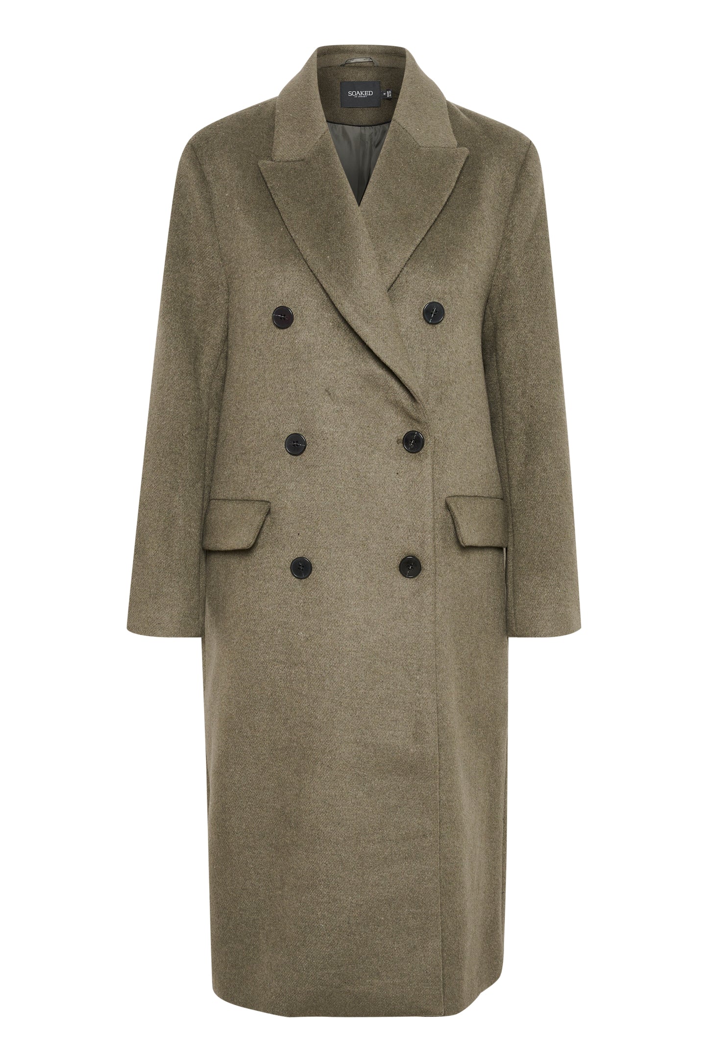 Soaked in Luxury Faria Coat Outerwear Tea Leaf