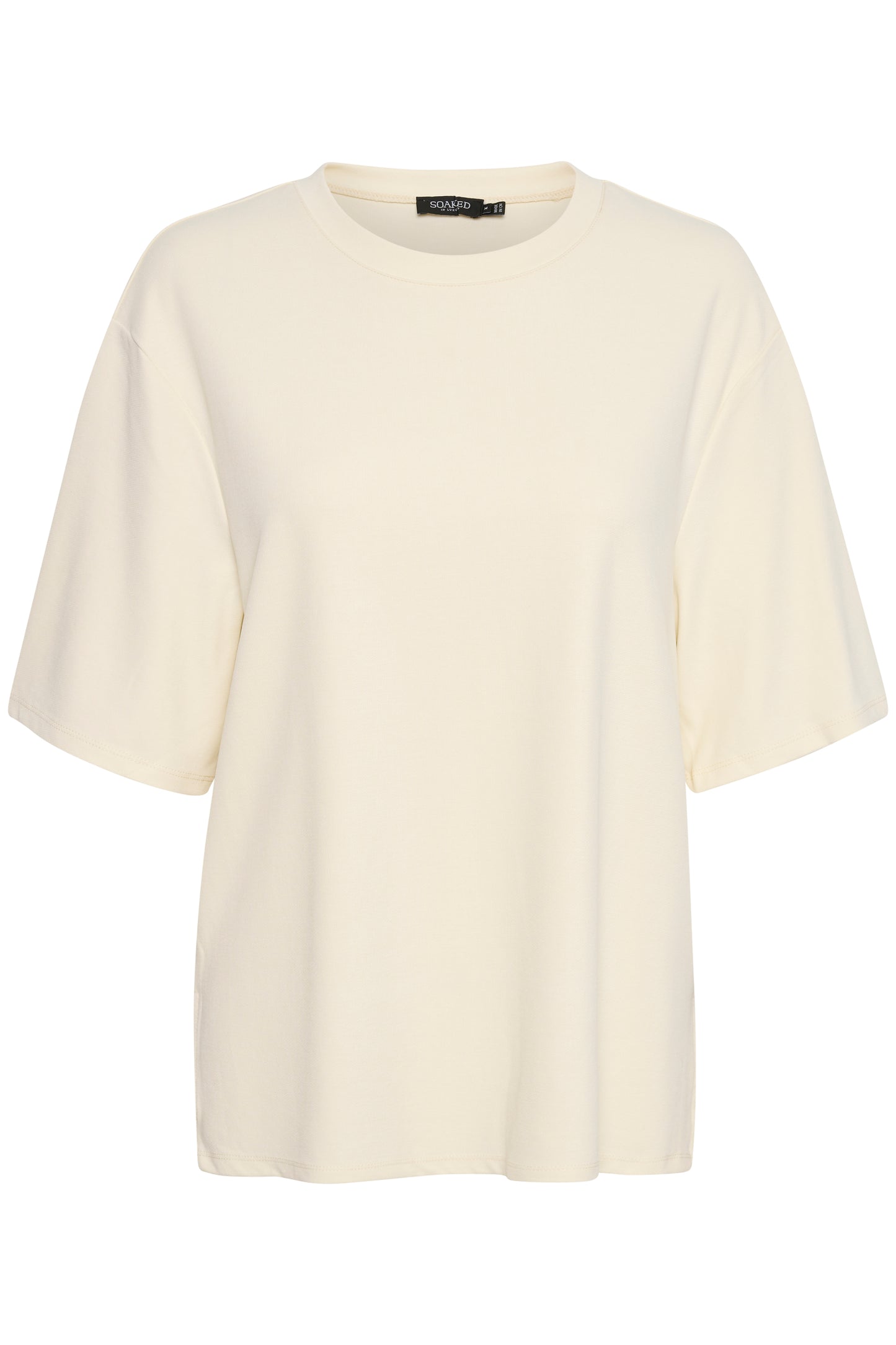 Soaked in Luxury Filli Boxy Tee SS T-shirts Whisper White