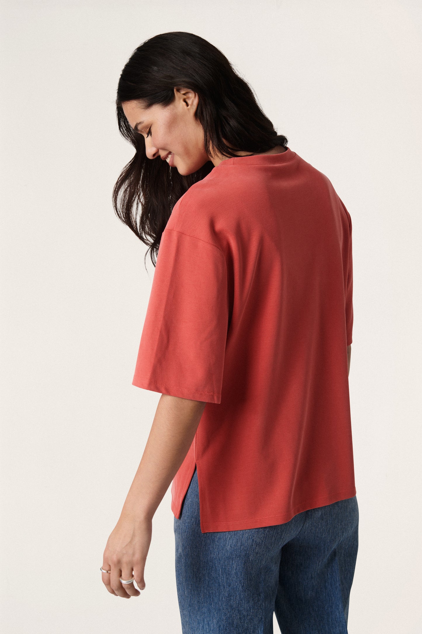 Soaked in Luxury Filli Boxy Tee SS T-shirts Baked Apple