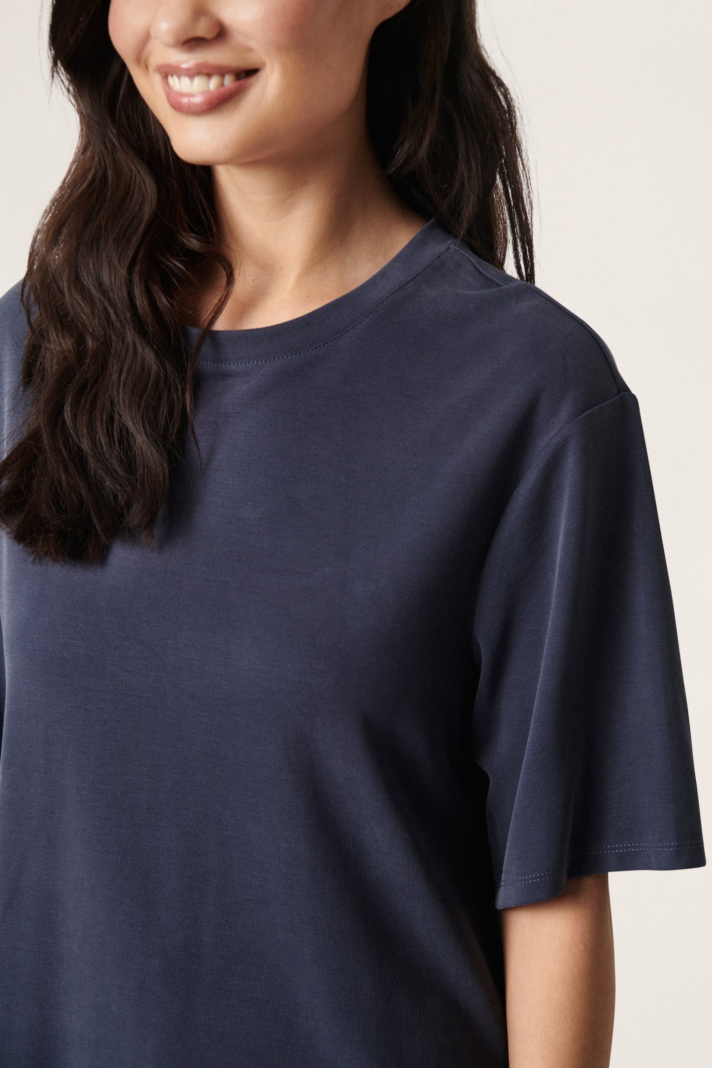 Soaked in Luxury Filli Boxy Tee SS T-shirts India Ink
