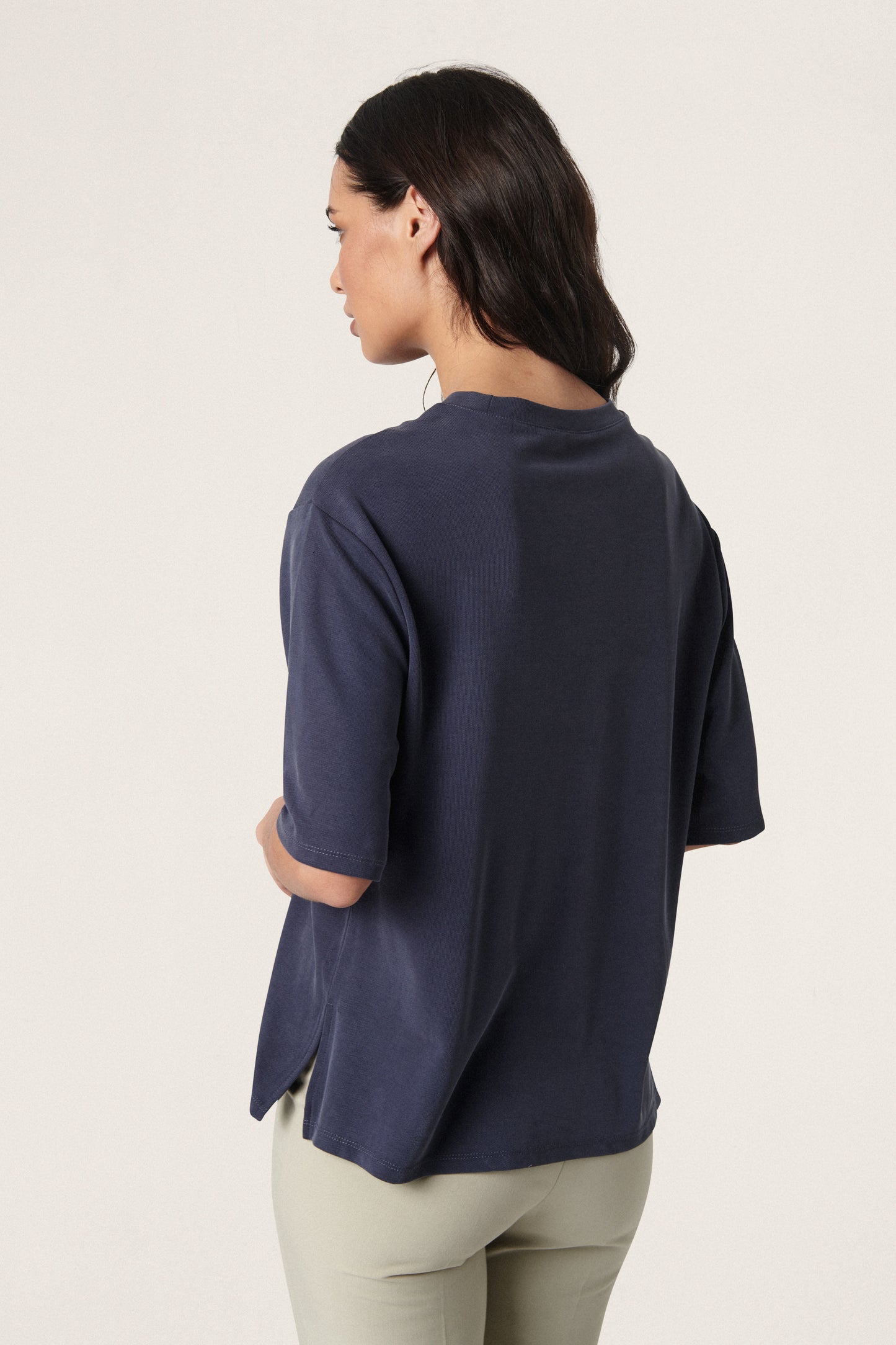 Soaked in Luxury Filli Boxy Tee SS T-shirts India Ink