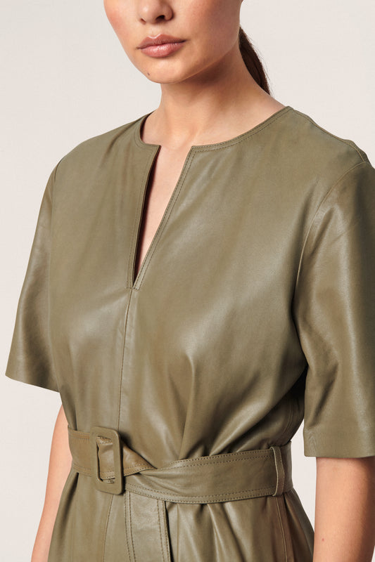 Soaked in Luxury Garner Dress STUDIO Dresses Tea Leaf