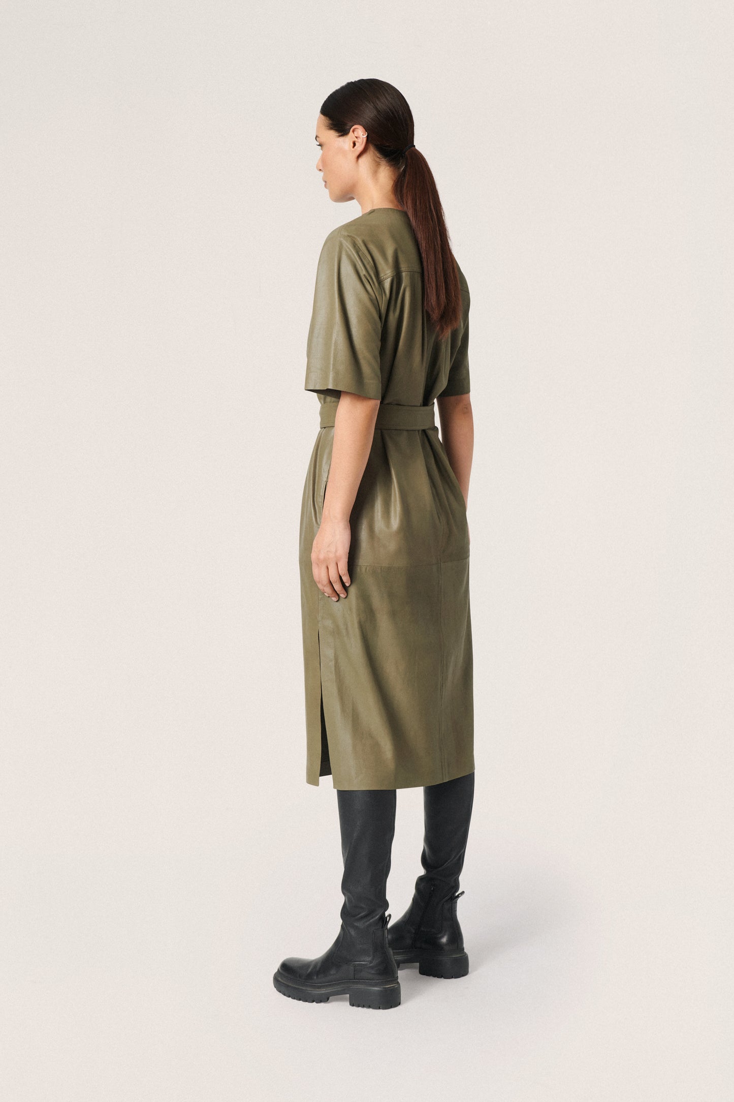 Soaked in Luxury Garner Dress STUDIO Dresses Tea Leaf