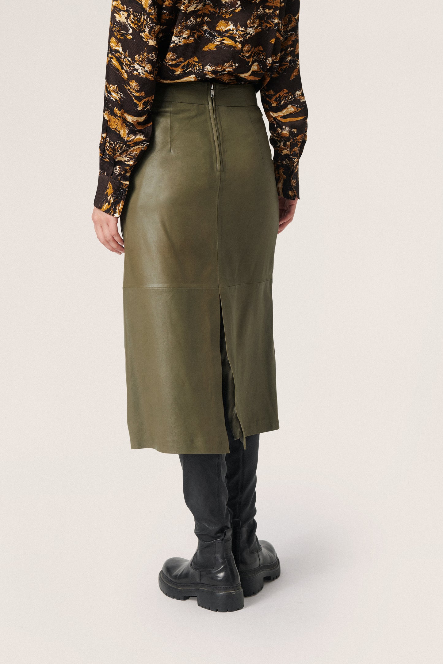 Soaked in Luxury Garner Skirt STUDIO Skirts Tea Leaf