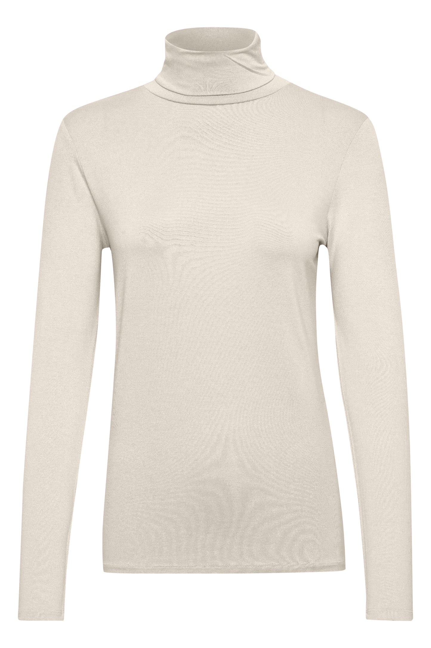 Soaked in Luxury Hanadi Rollneck LS T-shirts Whisper White