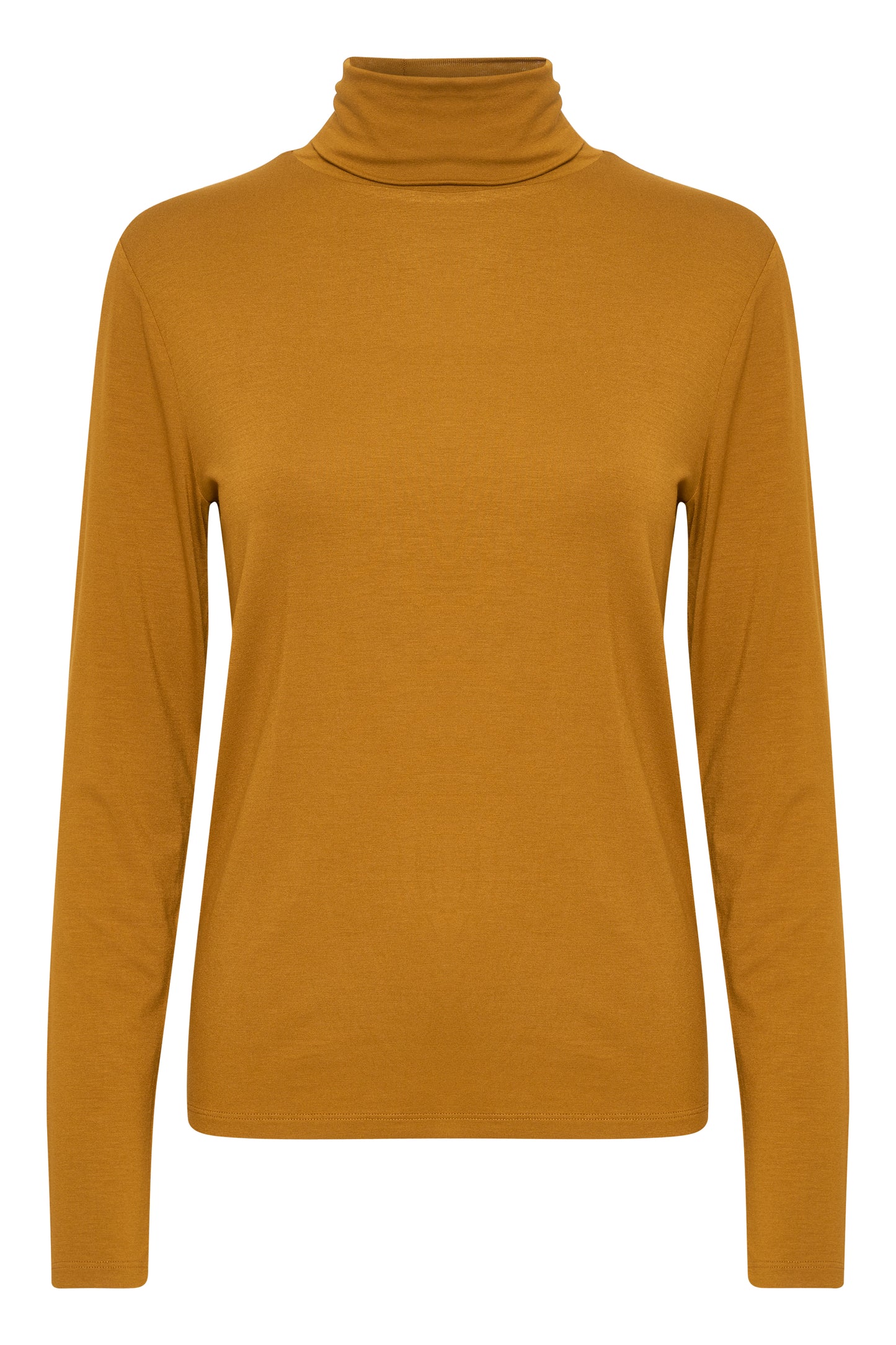 Soaked in Luxury Hanadi Rollneck LS T-shirts Golden Brown