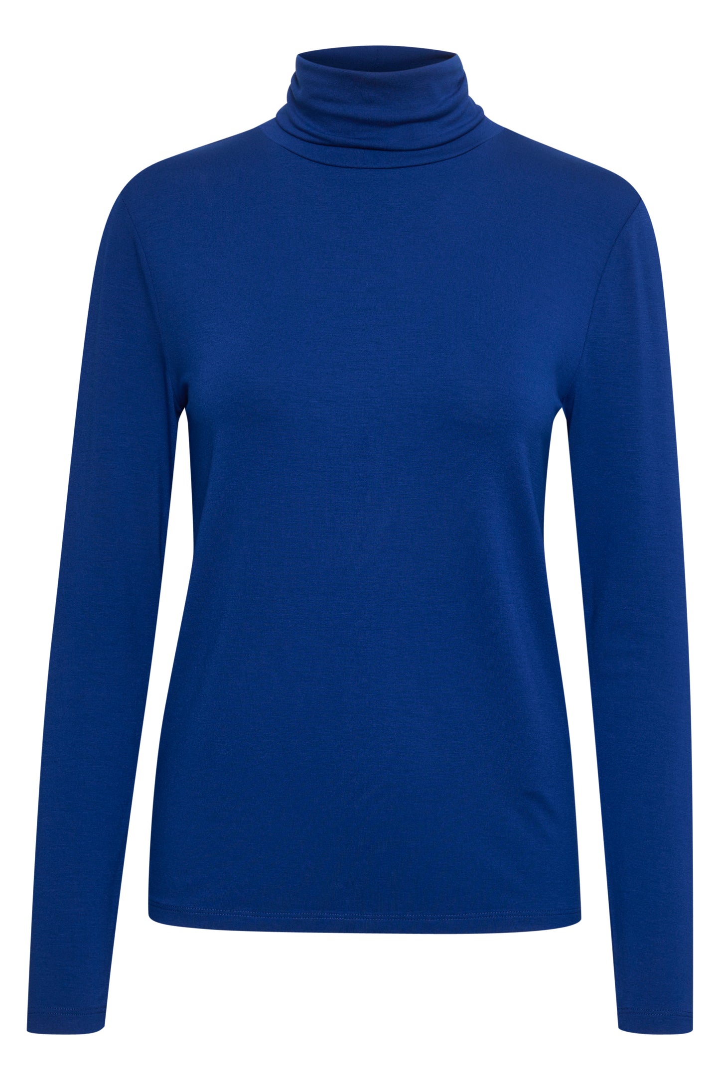 Soaked in Luxury Hanadi Rollneck LS T-shirts Sodalite Blue