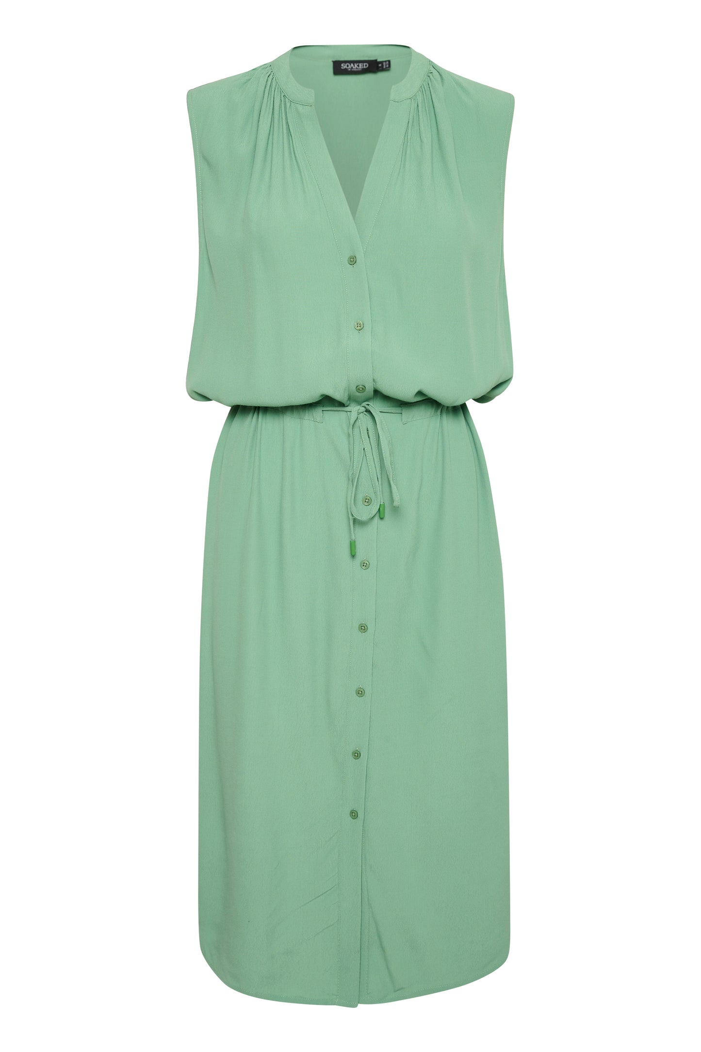 Soaked in Luxury Helia Dress Dresses Stone Green
