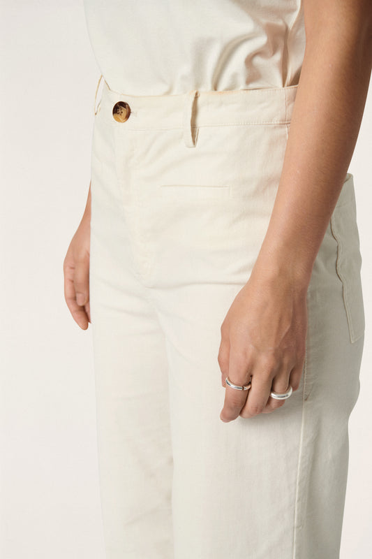 Soaked in Luxury Jill Shani Pants Trousers Whisper White
