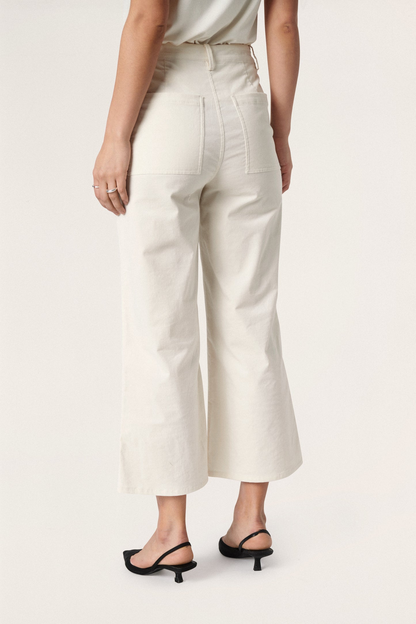 Soaked in Luxury Jill Shani Pants Trousers Whisper White