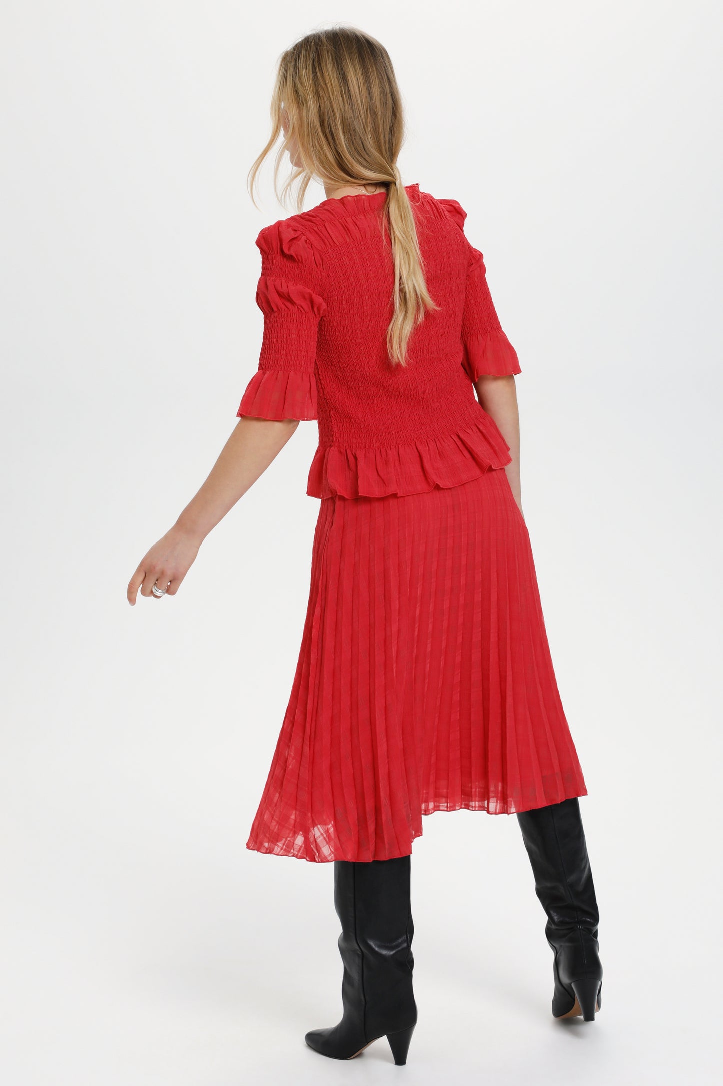 Soaked in Luxury Lympia Skirt Skirts Cardinal