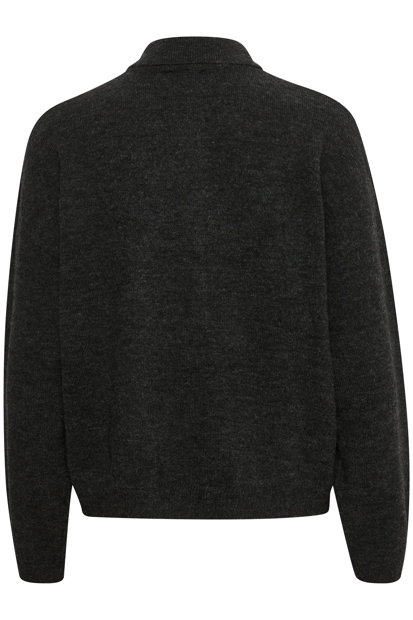 Soaked in Luxury Miya Cardigan Knit Black Melange