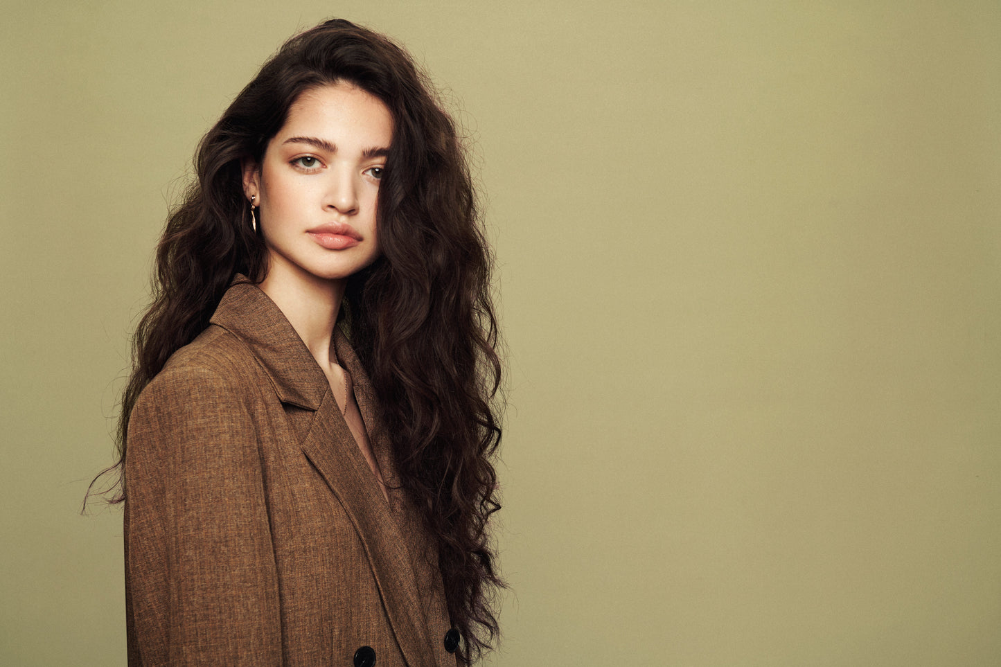 Soaked in Luxury Nadia Blazer Jackets Light Brown Melange