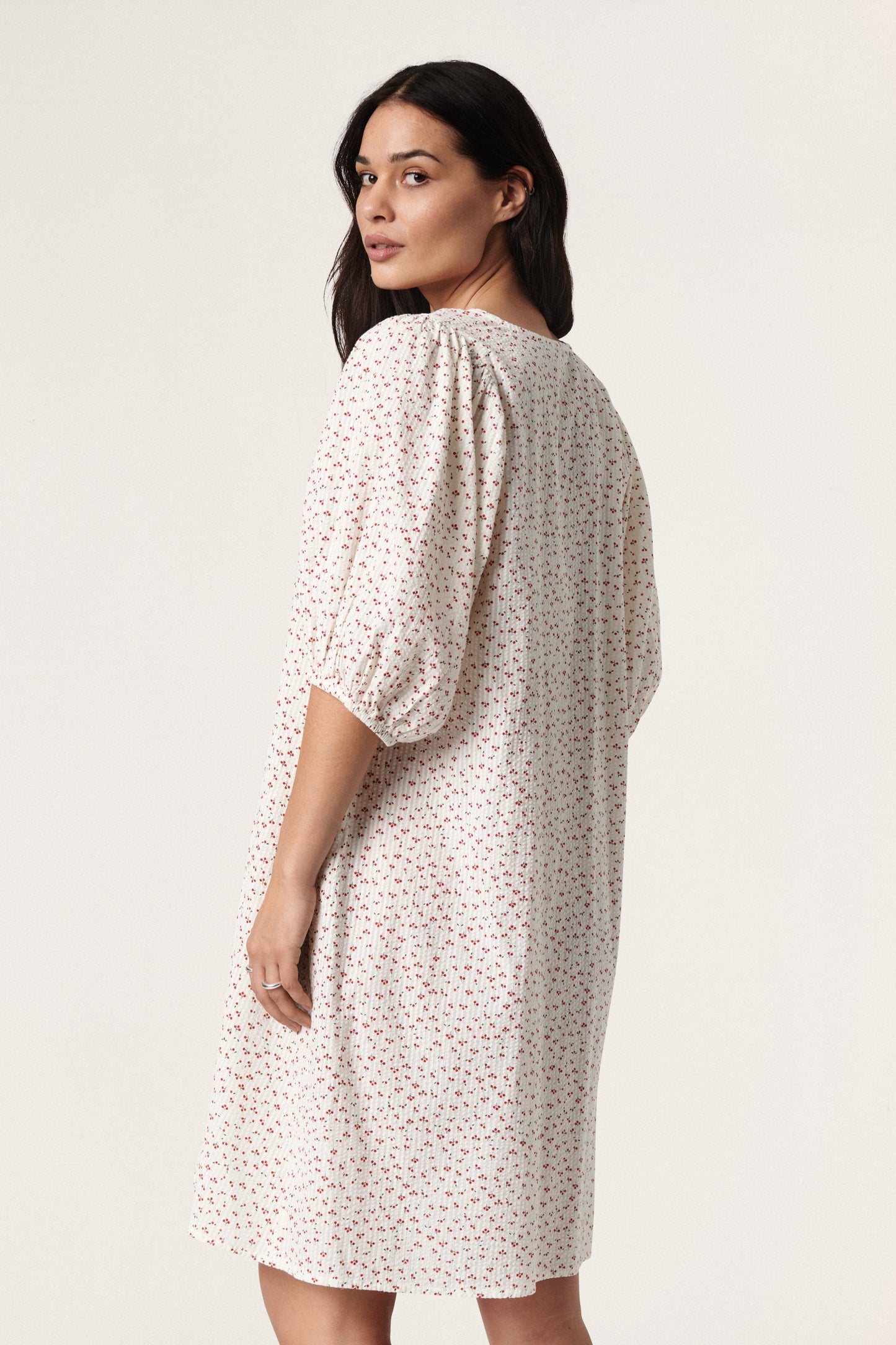 Soaked in Luxury Naiah Dress Dresses White Cherry Flower
