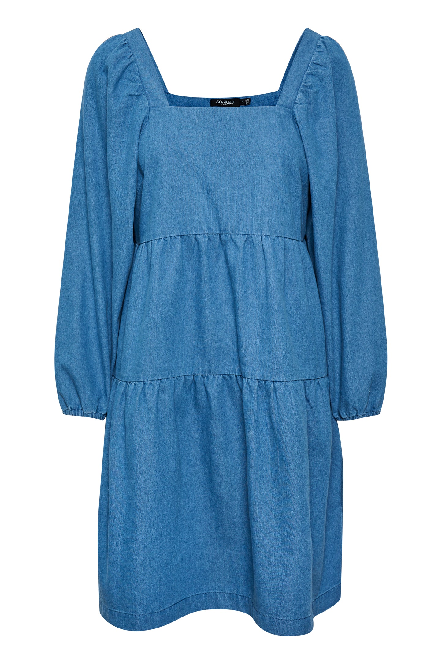 Soaked in Luxury Natasja Dress Dresses Medium Blue Denim