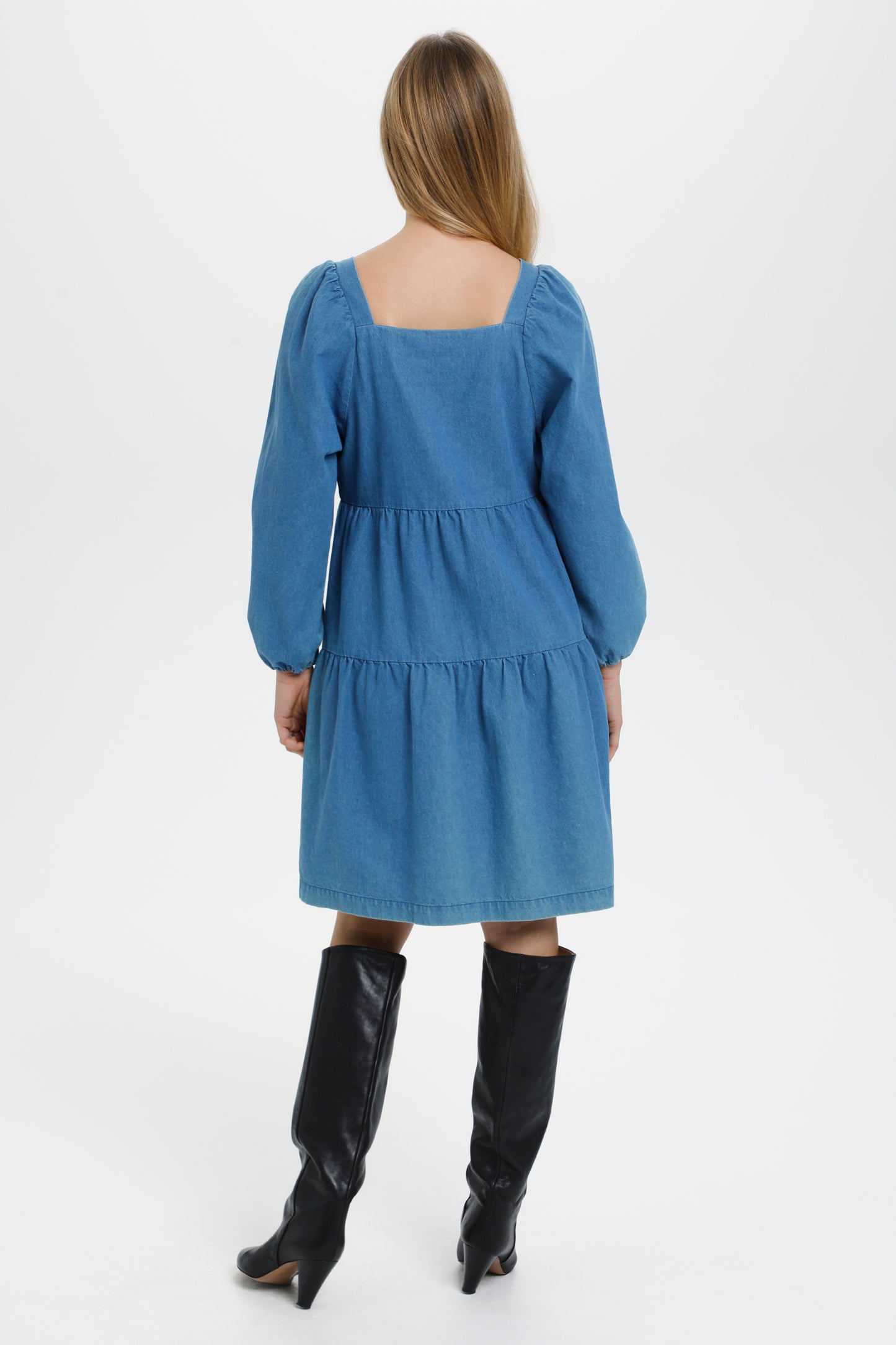 Soaked in Luxury Natasja Dress Dresses Medium Blue Denim