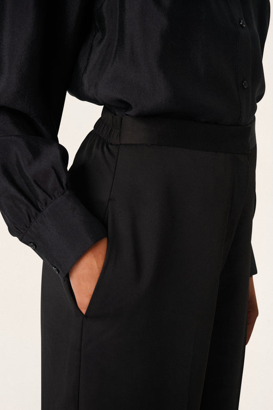 Soaked in Luxury Nora Pants Trousers Black