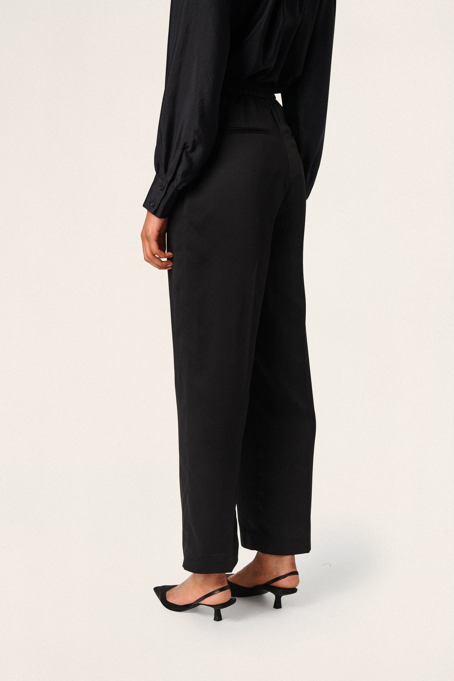 Soaked in Luxury Nora Pants Trousers Black