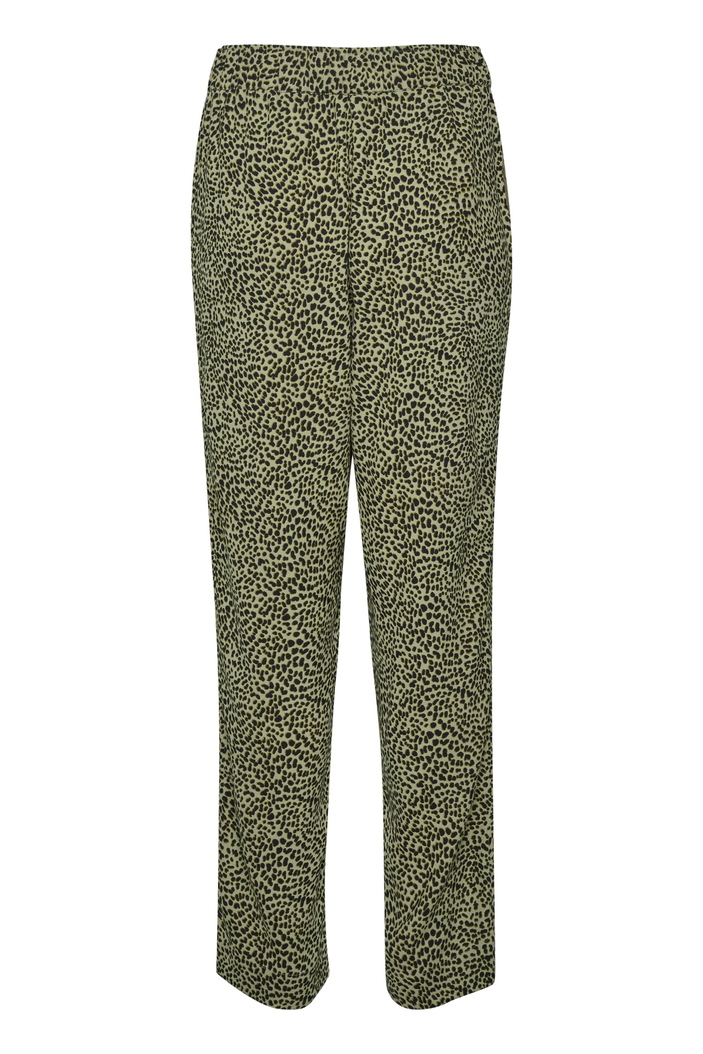 Soaked in Luxury Shirley Printed Pants Trousers Olive Mini Leopard Print