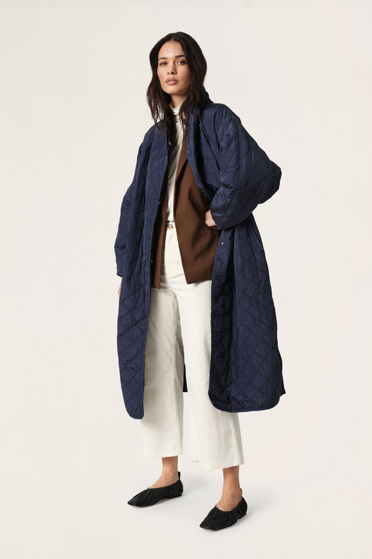 Soaked in Luxury Umina Coat Outerwear India Ink
