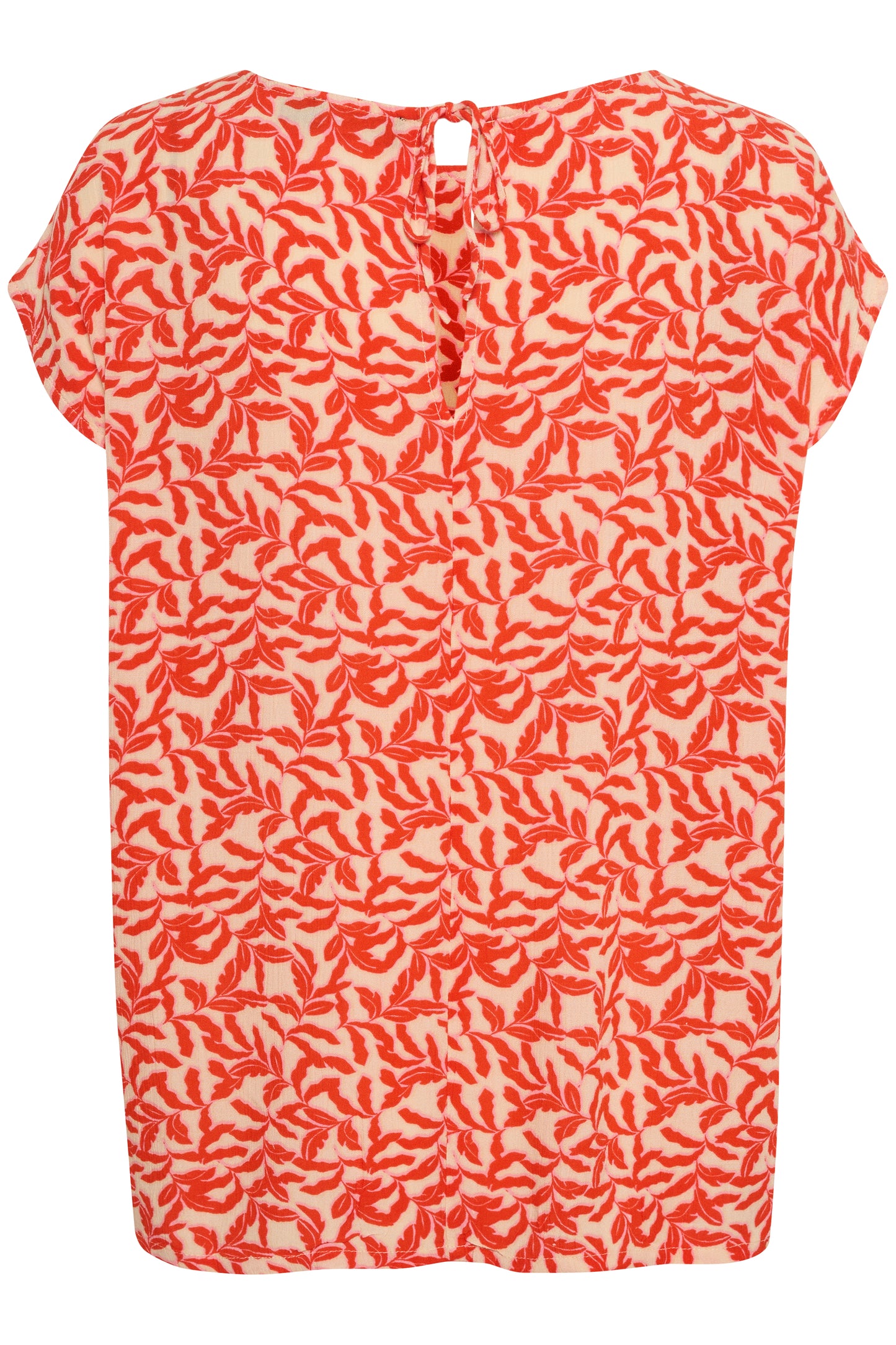 Soaked in Luxury ZAYA TOP Shirts Grenadine Leaf Print