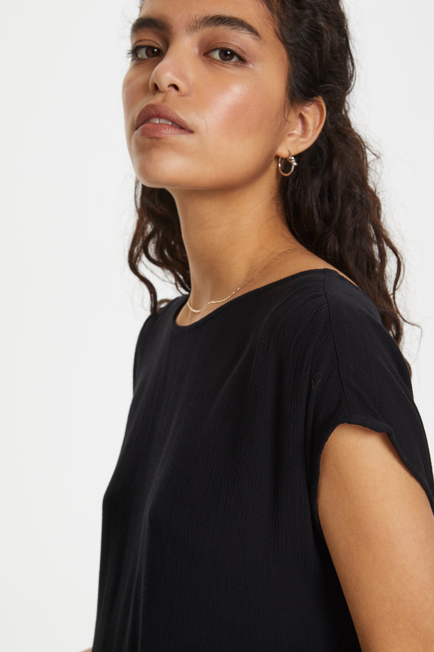 Soaked in Luxury ZAYA TOP Shirts Black
