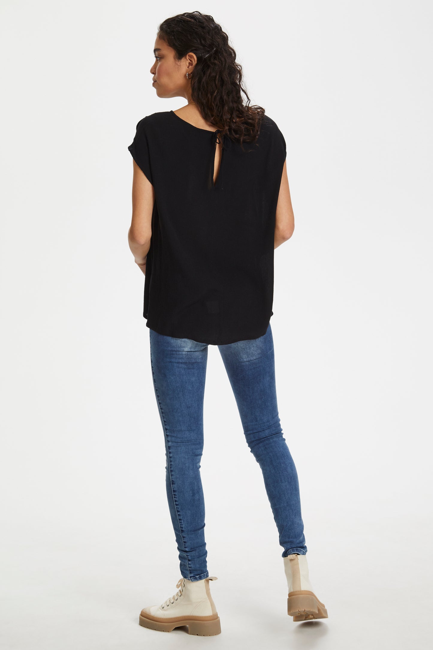 Soaked in Luxury ZAYA TOP Shirts Black