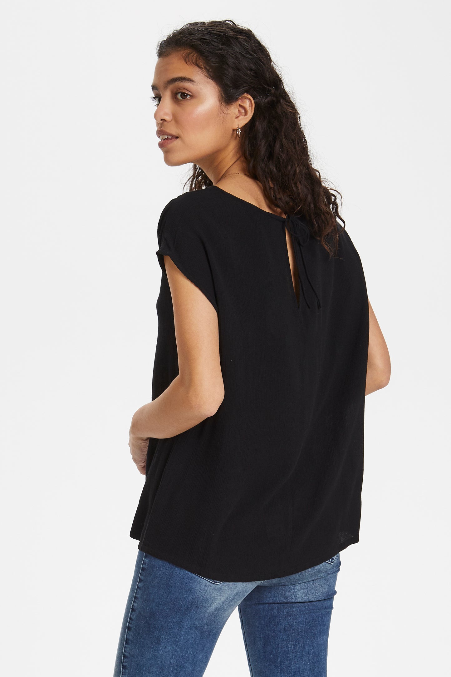 Soaked in Luxury ZAYA TOP Shirts Black
