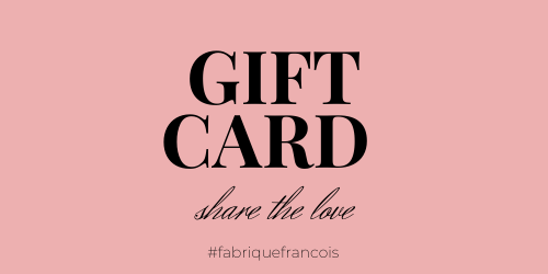 Share the love - cadeaubon - giftcards | Fabrique François 
