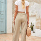 Pipa losse broek boho beige - lange losse broek boho | Fabrique François 