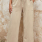 Pipa losse broek boho beige - lange losse broek boho | Fabrique François 