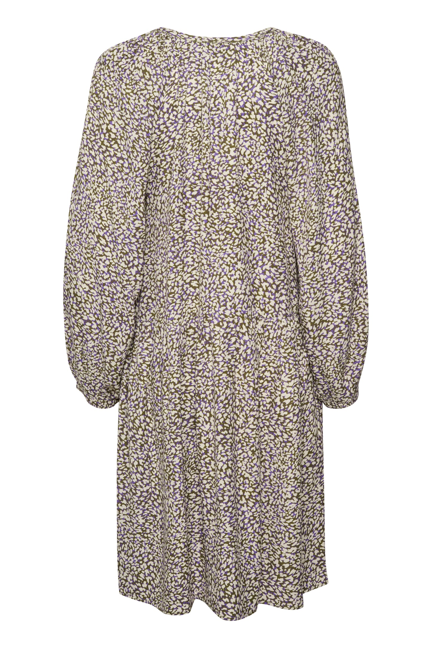  Moie Dress LS Dresses Purple Animal Print