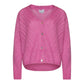 Noella Ira Hole Knit Cardigan Cardigans Pink