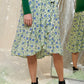 Noella Joyce Skirt Viscose Skirts Lilac/lime Flower
