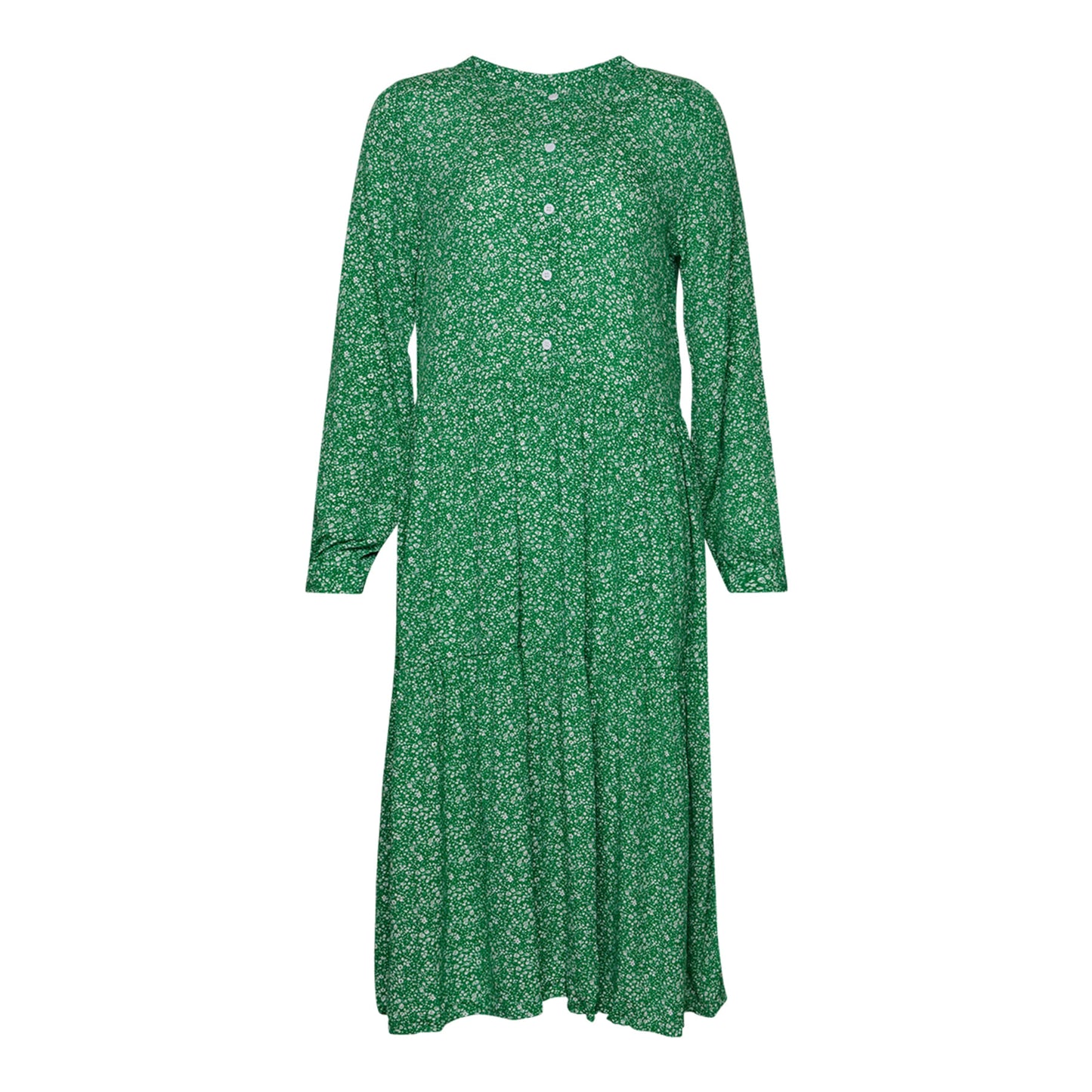 Noella Lipe Dress Viscose Dresses Green Flower