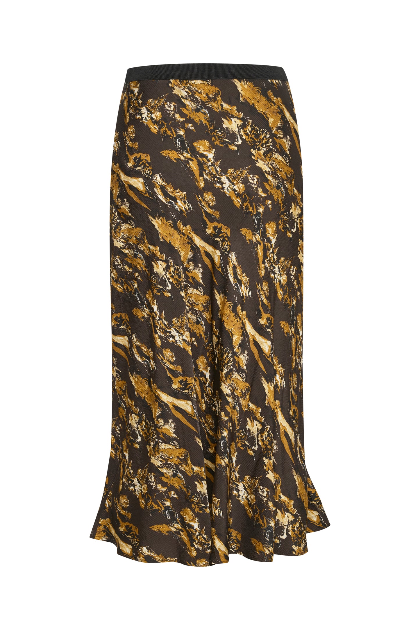 Soaked in Luxury Aisha Skirt STUDIO Skirts Black Mountain Print