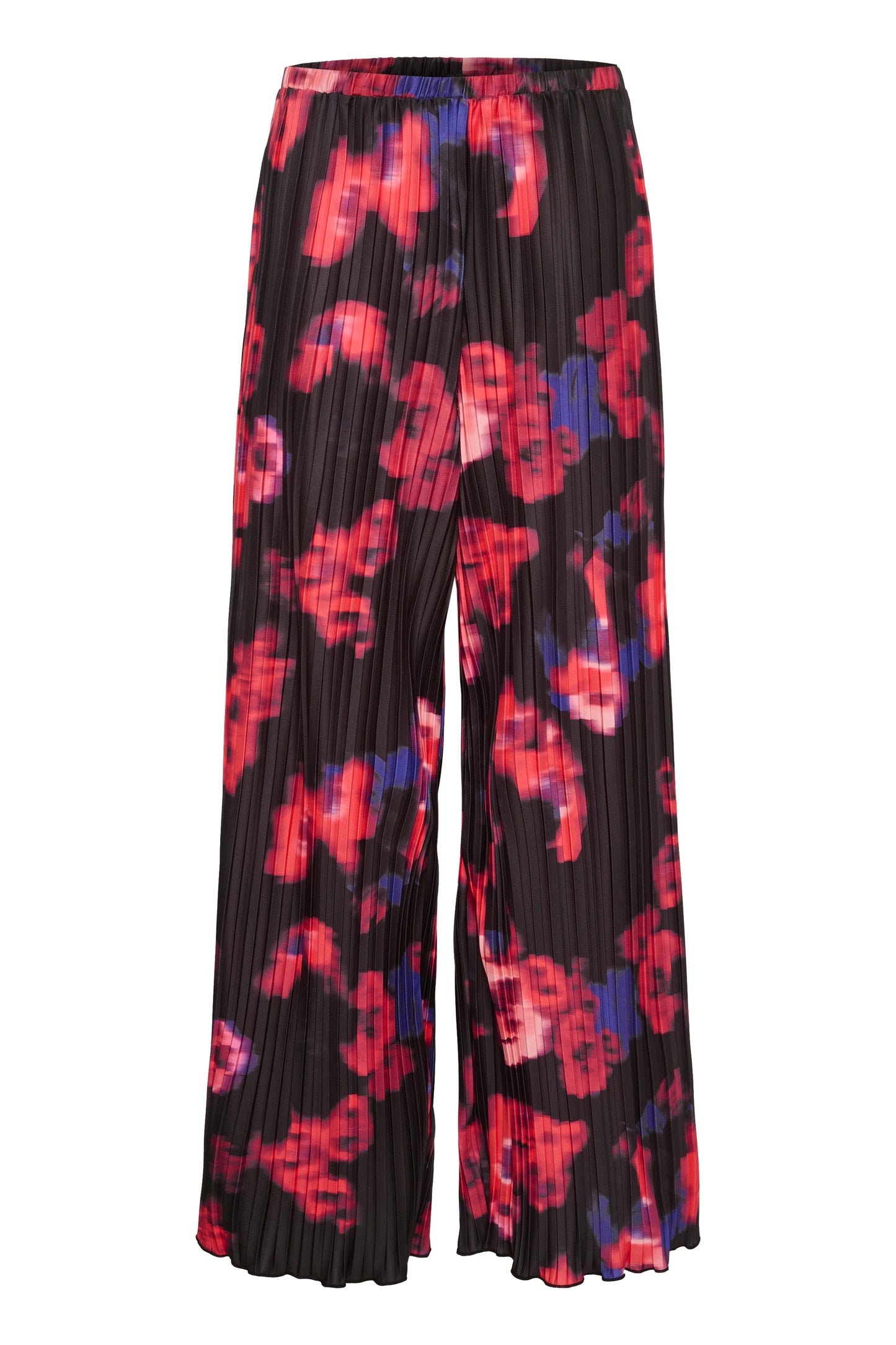 Soaked in Luxury Alice Pants Trousers Red Blurred Flower Print