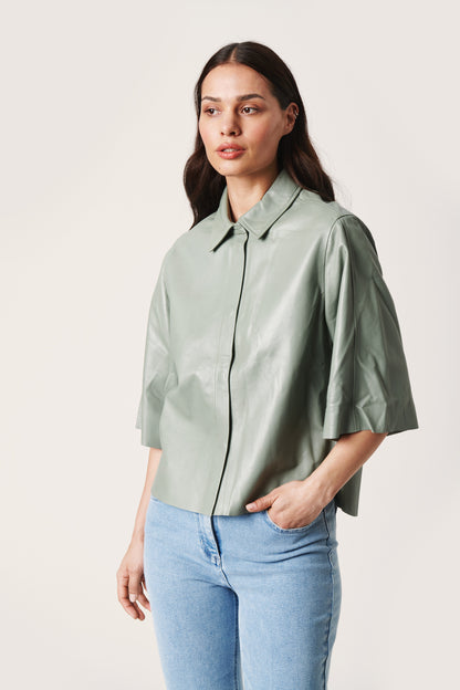 Soaked in Luxury Anissa Shirt 1/2 Shirts/Blouses Sea Spray