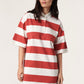 Soaked in Luxury Bambina Dress SS Dresses Baked Apple & White Stripe