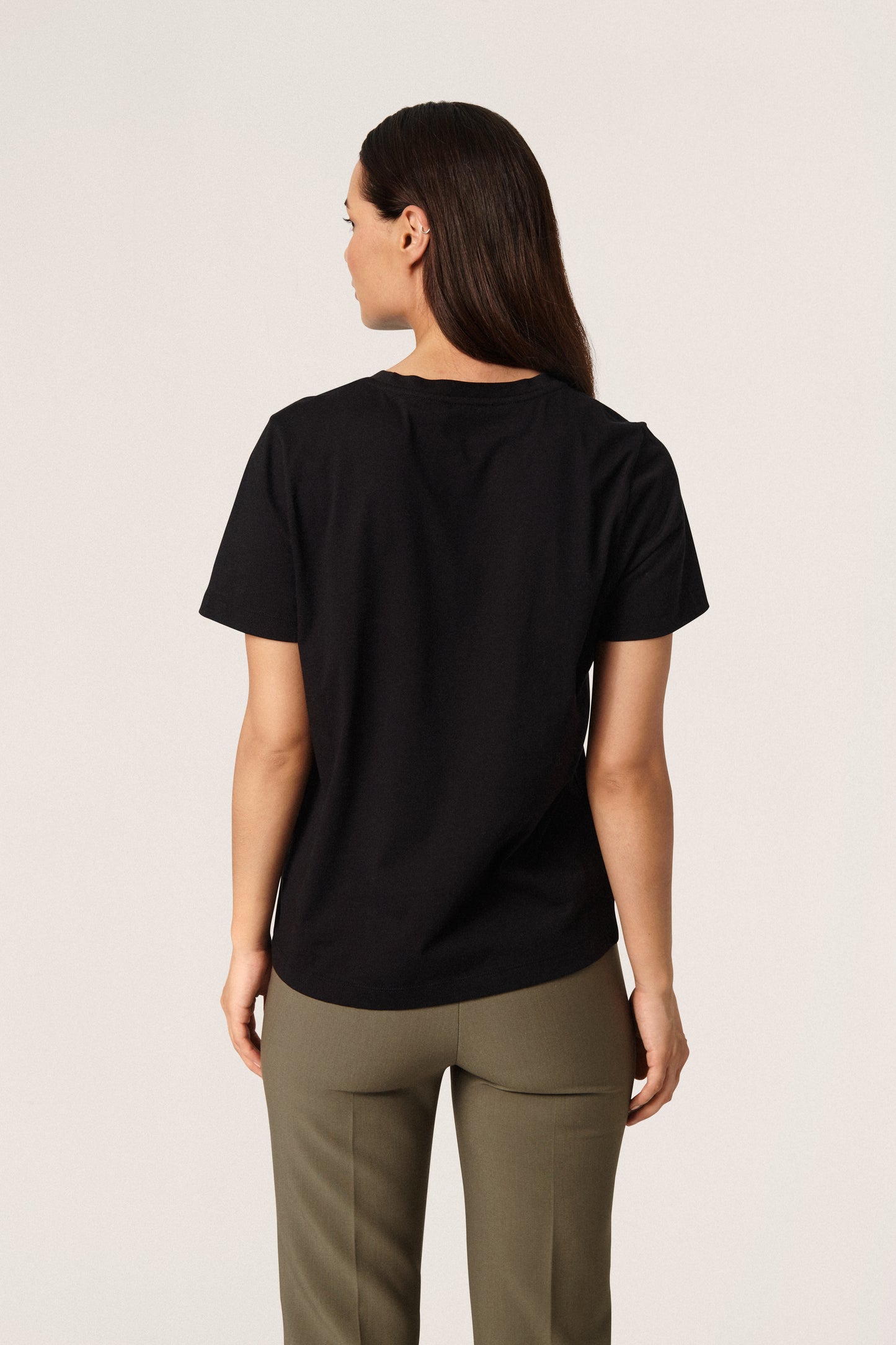 Soaked in Luxury Caden tee SS T-shirts Black