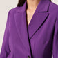 Soaked in Luxury Corinne Fitted Blazer Jackets Amaranth Purple
