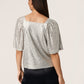 Soaked in Luxury Dalila Blouse LS Shirts/Blouses Silver