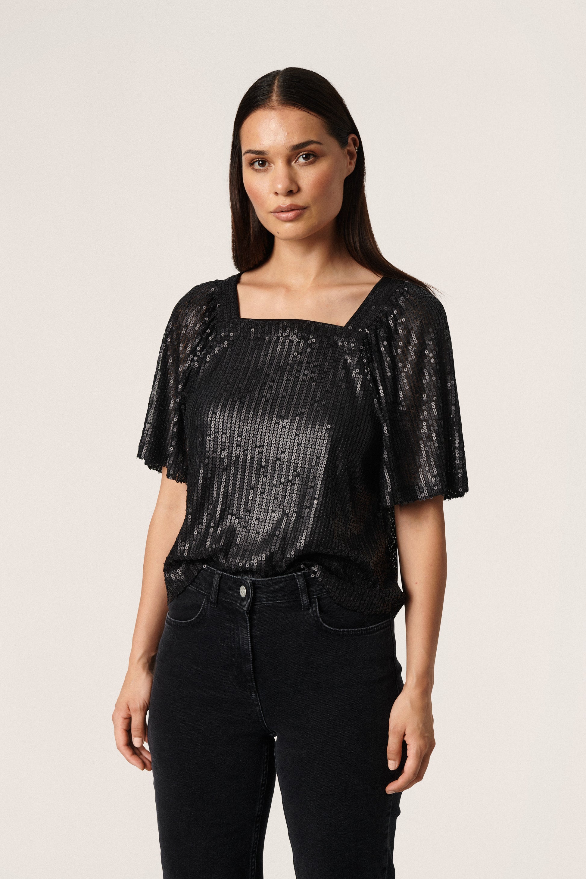 Soaked in Luxury Dalila Blouse LS Shirts/Blouses Black