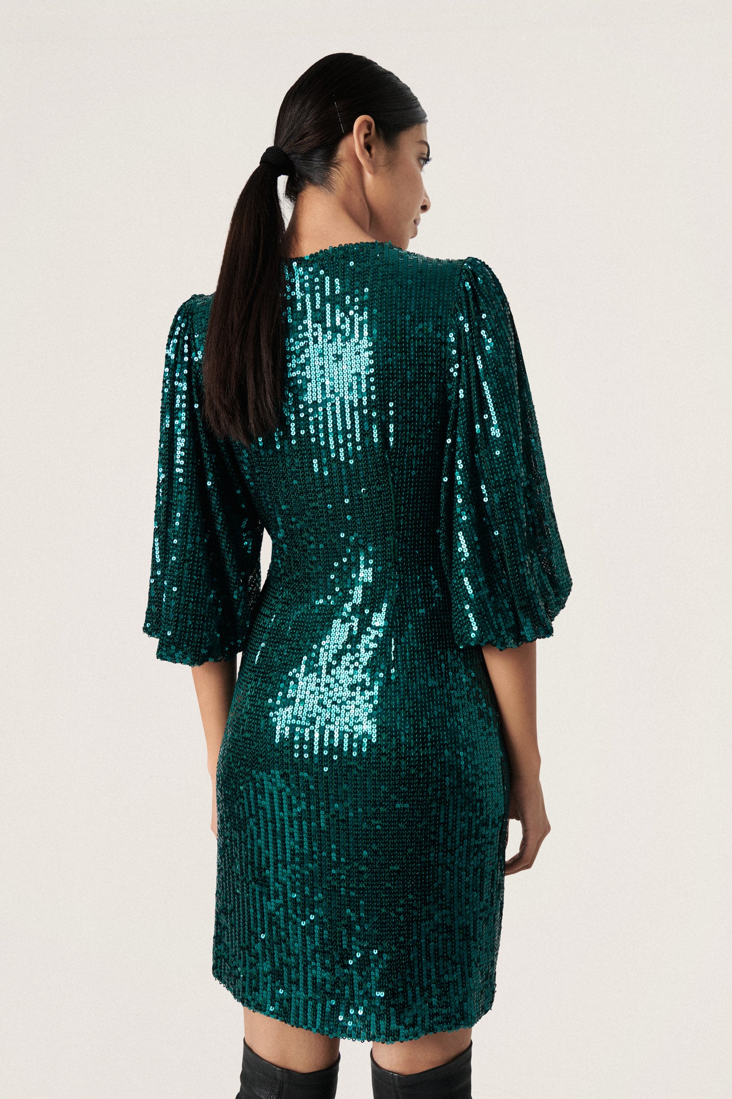 Soaked in Luxury Gausa Short Dress Dresses Galapagos Green