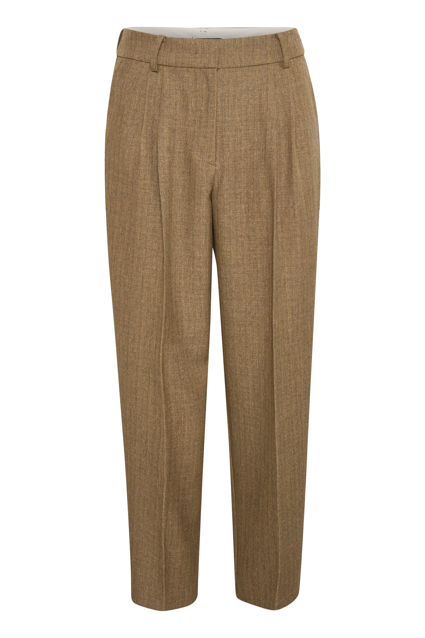 Soaked in Luxury Nadia Pants Trousers Light Brown Melange