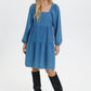Soaked in Luxury Natasja Dress Dresses Medium Blue Denim