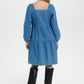 Soaked in Luxury Natasja Dress Dresses Medium Blue Denim